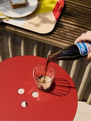 The Conran Shop Red Ten-Pin Side Table - Image 2 of 5