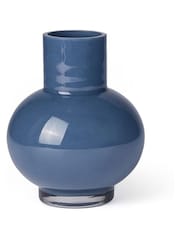 The Conran Shop Navy Blue Form Mini Vase 16cm - Image 1 of 3