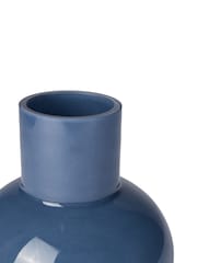 The Conran Shop Navy Blue Form Mini Vase 16cm - Image 2 of 3