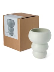 The Conran Shop Mint Green Stacked Spheres Vase - Image 2 of 4