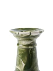 The Conran Shop Green Wardour Stubby Candlestick - Image 2 of 3