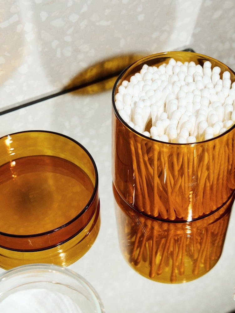 The Conran Shop Amber Lidded Storage Pot - Image 4 of 4 The Conran Shop Amber Lidded Storage Pot - Image 4 of 4