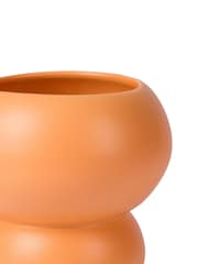 The Conran Shop Orange Stacked Spheres Vase - Image 3 of 5