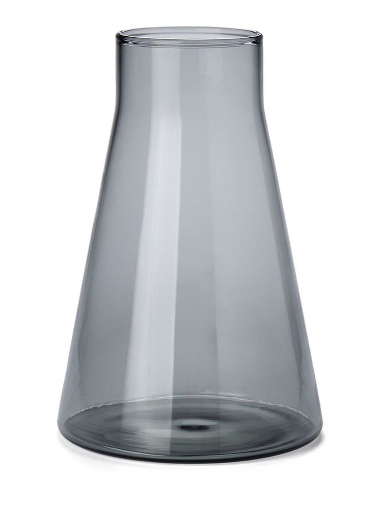 The Conran Shop Smoke Grey Conical Flask - Image 1 of 3