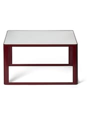 The Conran Shop Burgundy Aspect Coffee Table 60cm - Image 2 of 2