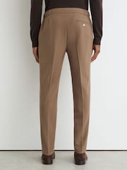 Marron mink - Slim Fit (Slim Fit) - Pantalon stretch Reiss Found à cordon - Image 5 de 7