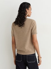 Reiss Stevie 100% Cashmere Crew-Neck T-Shirt - Image 6 of 7
