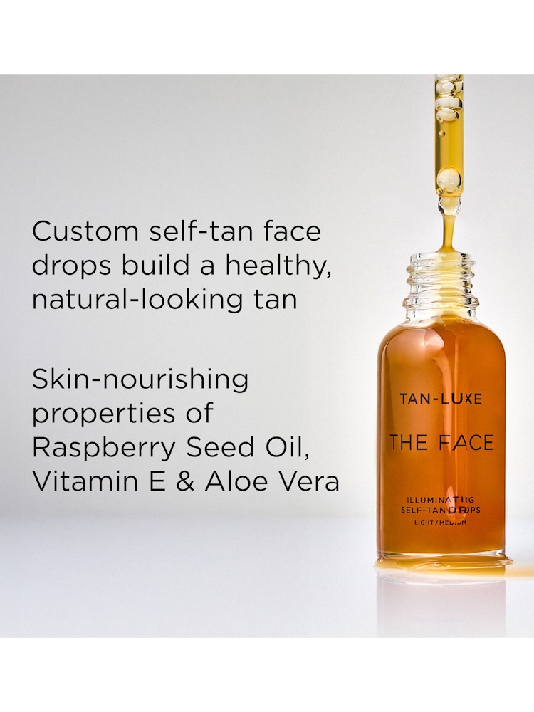 Tan-Luxe The Face Illuminating Self-Tan Drops 30ml Travel Size - Image 2 of 4