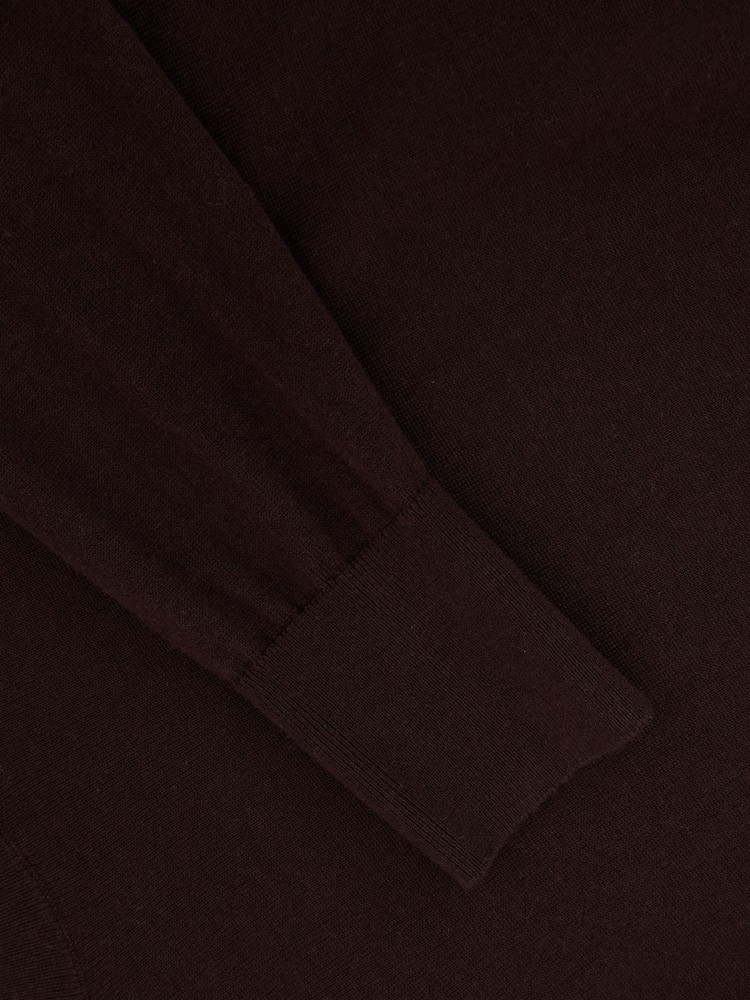 Reiss Grape Burgundy Sadie Merino Wool Crew-Neck Jumper - Image 6 of 6 Reiss Grape Burgundy Sadie Merino Wool Crew-Neck Jumper - Image 6 of 6