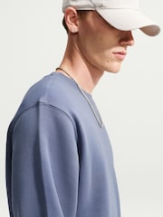 Nike Diffused Blue Club Crew Neck Sweatshirt - Image 4 of 5