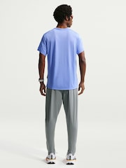Nike Smokey Blue Miler Dri-FIT Knit Running Joggers - Image 2 of 6