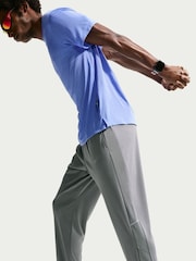 Nike Smokey Blue Miler Dri-FIT Knit Running Joggers - Image 5 of 6