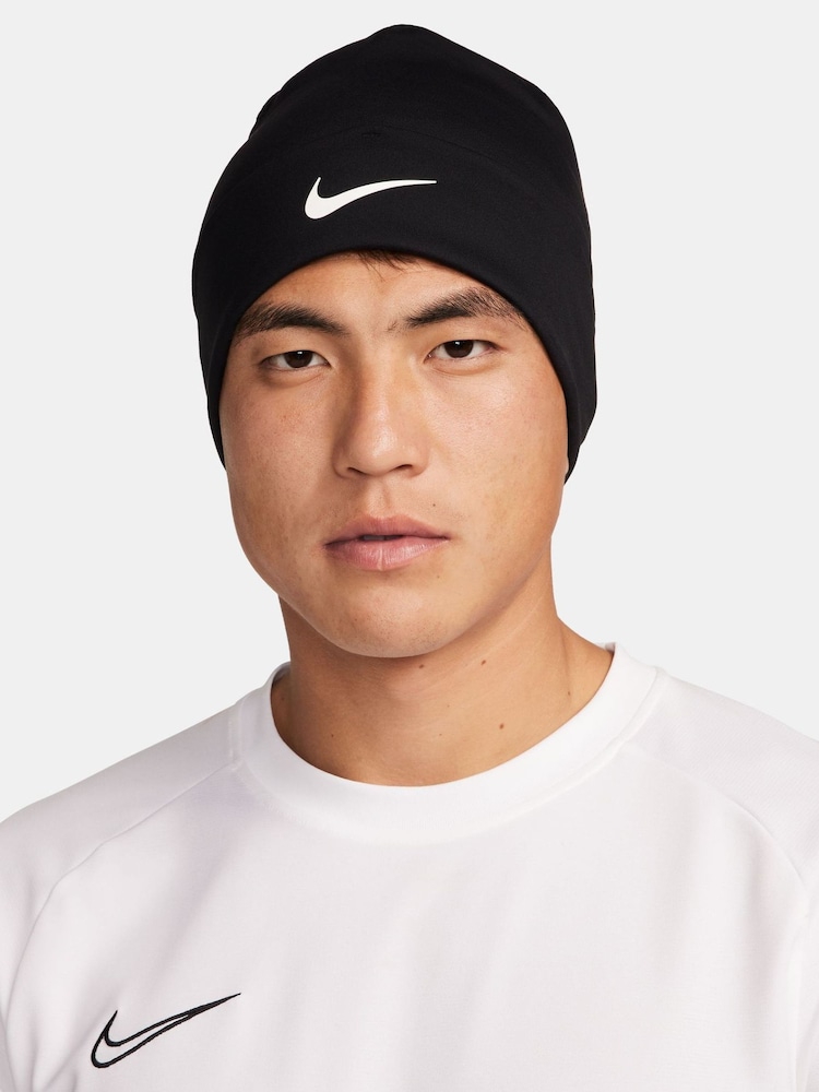Nike Black Peak Dri-FIT Standard Cuff Beanie - Image 1 of 4 Nike Black Peak Dri-FIT Standard Cuff Beanie - Image 1 of 4