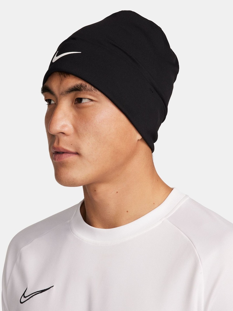 Nike Black Peak Dri-FIT Standard Cuff Beanie - Image 2 of 4 Nike Black Peak Dri-FIT Standard Cuff Beanie - Image 2 of 4