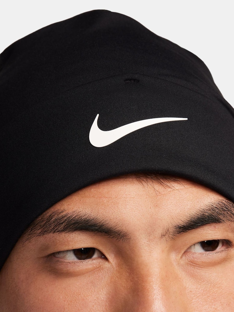 Nike Black Peak Dri-FIT Standard Cuff Beanie - Image 4 of 4 Nike Black Peak Dri-FIT Standard Cuff Beanie - Image 4 of 4