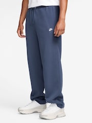 Diffus Blå - Nike Club Fleece Joggebukser med vide ben - Bilde 1 av 3