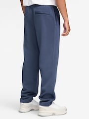 Diffus Blå - Nike Club Fleece Joggebukser med vide ben - Bilde 2 av 3