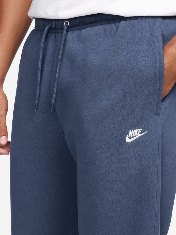 Diffus Blå - Nike Club Fleece Joggebukser med vide ben - Bilde 3 av 3