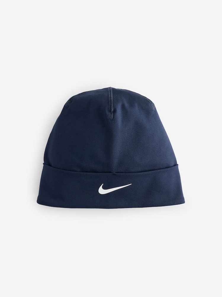 Nike Blue Peak Dri-FIT Standard Cuff Beanie - Image 1 of 1 Nike Blue Peak Dri-FIT Standard Cuff Beanie - Image 1 of 1