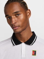 Nike White Court Heritage Tennis Polo Shirt - Image 3 of 6