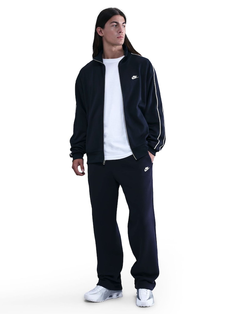 Nike Obsidian Navy Club Fleece Bungee Joggers - Image 1 of 1 Nike Obsidian Navy Club Fleece Bungee Joggers - Image 1 of 1