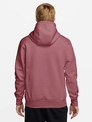 Nike Pink Smoke Club Pull Over Hoodie - Image 2 of 3