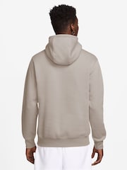Nike Particle Grey Club Pull Over Hoodie - Image 2 of 3
