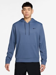כחול  - Nike קפוצ'ון אימונים ללא רכיסה מבד Dri-FIT אלסטי - תמונה 1 מתוך 3
