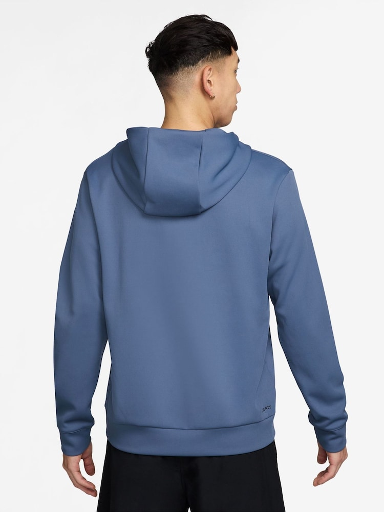 כחול - Nike קפוצ'ון אימונים ללא רכיסה מבד Dri-FIT אלסטי - תמונה 2 מתוך 3 כחול - Nike קפוצ'ון אימונים ללא רכיסה מבד Dri-FIT אלסטי - תמונה 2 מתוך 3