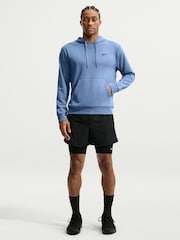 Nike Blue Dri-FIT Flex Pullover Training Hoodie - Image 4 of 5