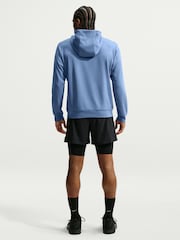 Nike Blue Dri-FIT Flex Pullover Training Hoodie - Image 5 of 5