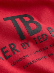 Baker by Ted Baker Red/Black/Grey Marl Long Sleeve Pyjamas 2 Pack - Image 10 of 12