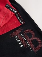Baker by Ted Baker Red/Black/Grey Marl Long Sleeve Pyjamas 2 Pack - Image 12 of 12