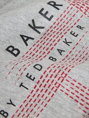 Baker by Ted Baker Red/Black/Grey Marl Long Sleeve Pyjamas 2 Pack - Image 9 of 12