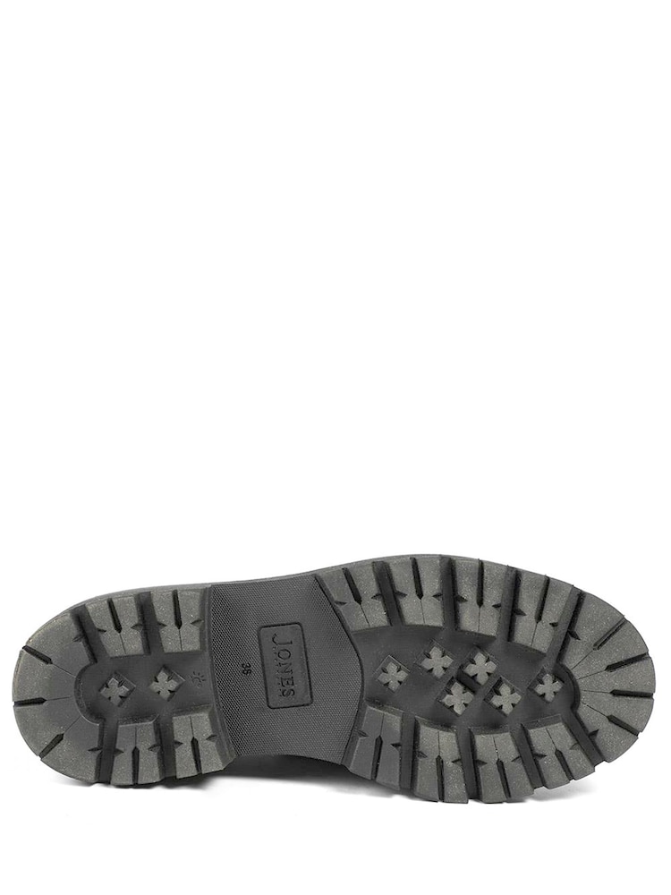 Jones Bootmaker Black Patent Perdita Leather Platform Moccasins - Image 5 of 5