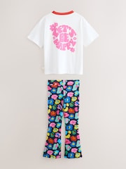 Rainbow Leopard - Little Bird by Jools Oliver T-Shirt and Leggings 2 Piece Set - 12의 이미지 8