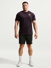 Nike Red Court Dri-FIT Tennis T-Shirt - Image 10 of 11
