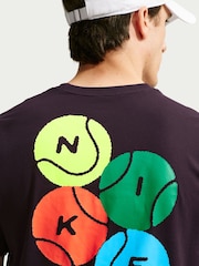 Nike Red Court Dri-FIT Tennis T-Shirt - Image 6 of 11