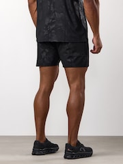 Gym King Black Debossed Camo Shorts - Image 2 of 4