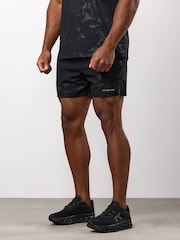 Gym King Black Debossed Camo Shorts - Image 3 of 4