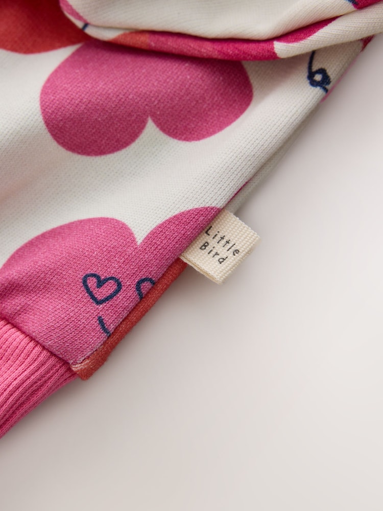 Little Bird by Jools Oliver Love Heart Icon Sweat Top and Short 2 Piece Set - Image 12 of 12 Little Bird by Jools Oliver Love Heart Icon Sweat Top and Short 2 Piece Set - Image 12 of 12