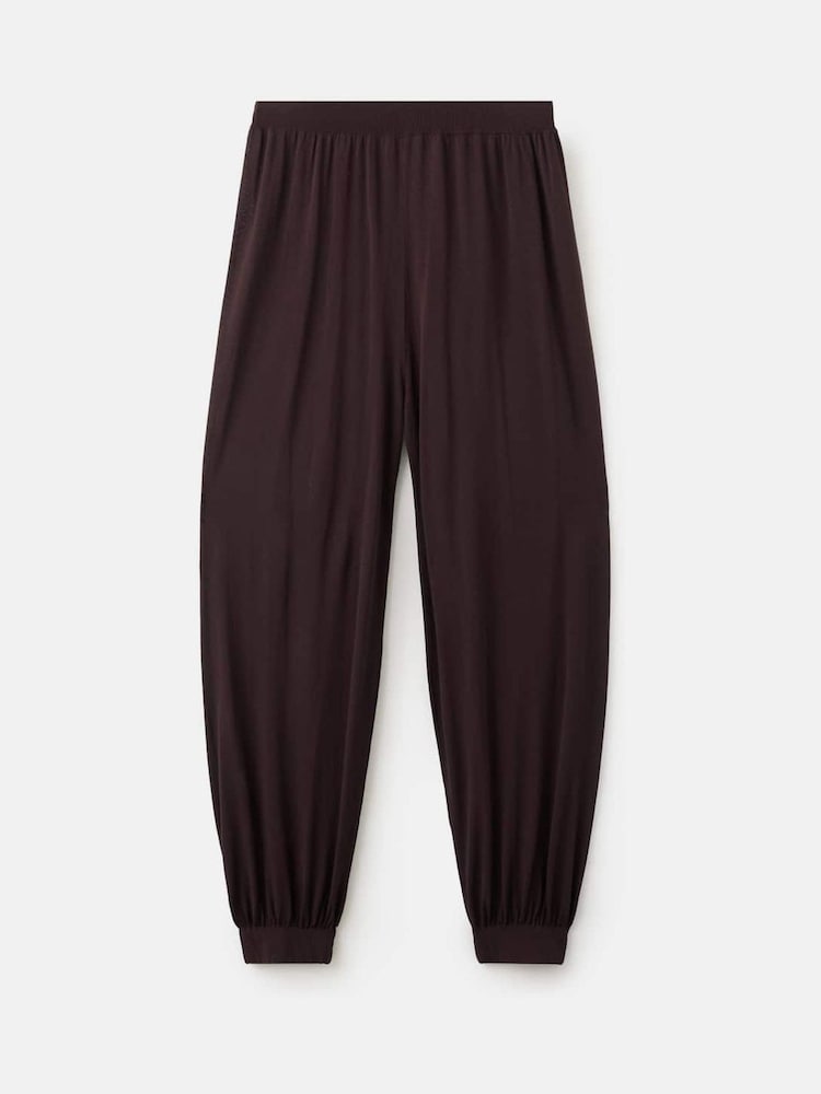 Mango Burgandy Balloon Trousers - Image 5 of 5 Mango Burgandy Balloon Trousers - Image 5 of 5