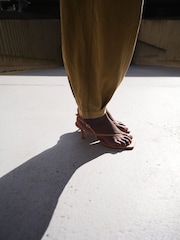 Mango Brown Strappy Heels - Image 4 of 4