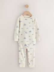 Blue/White Elephant - حزمة من 3 بيجامات دافئة (9 شهور-10 سنوات) - صورة 3 من 7
