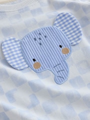 Blue/White Elephant - حزمة من 3 بيجامات دافئة (9 شهور-10 سنوات) - صورة 7 من 7