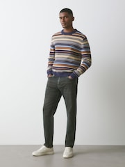 Washed Brown Slim Fit Motion Flex Jeans - Image 1 of 12