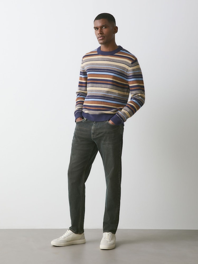 Washed Brown Slim Fit Motion Flex Jeans - Image 1 of 12 Washed Brown Slim Fit Motion Flex Jeans - Image 1 of 12