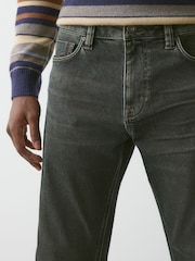 Washed Brown Slim Fit Motion Flex Jeans - Image 3 of 12