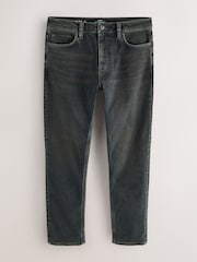 Washed Brown Slim Fit Motion Flex Jeans - Image 8 of 12