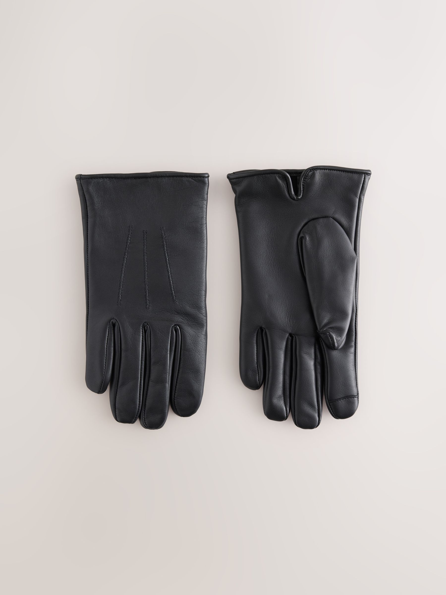 Buy Black Leather Gloves from Next USA